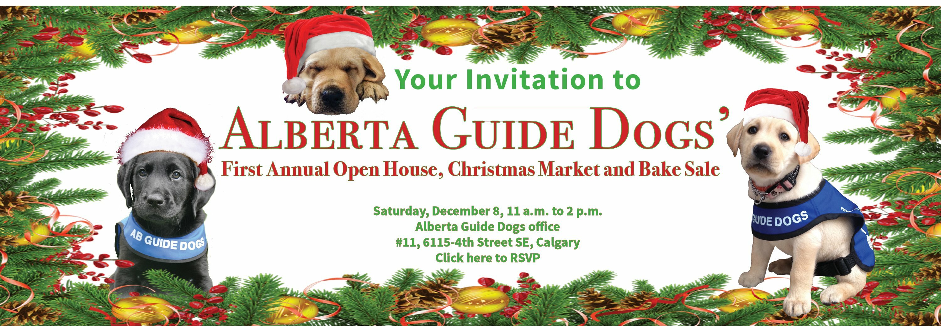 Alberta Guide Dogs hosting Open House